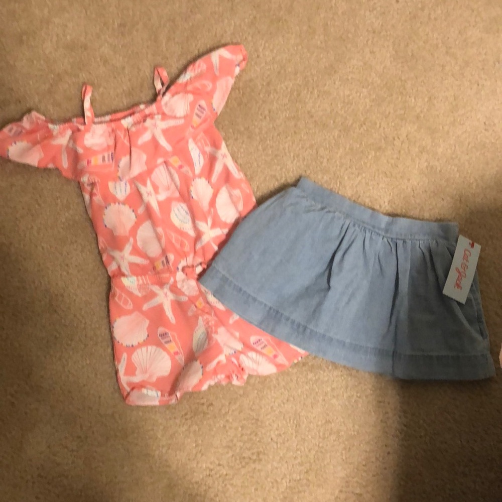 3T romper and skort (NWT)